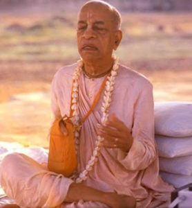 SP Sitting erect while chanting