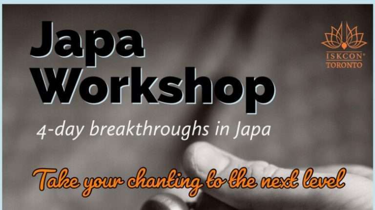 The Japa Workshop