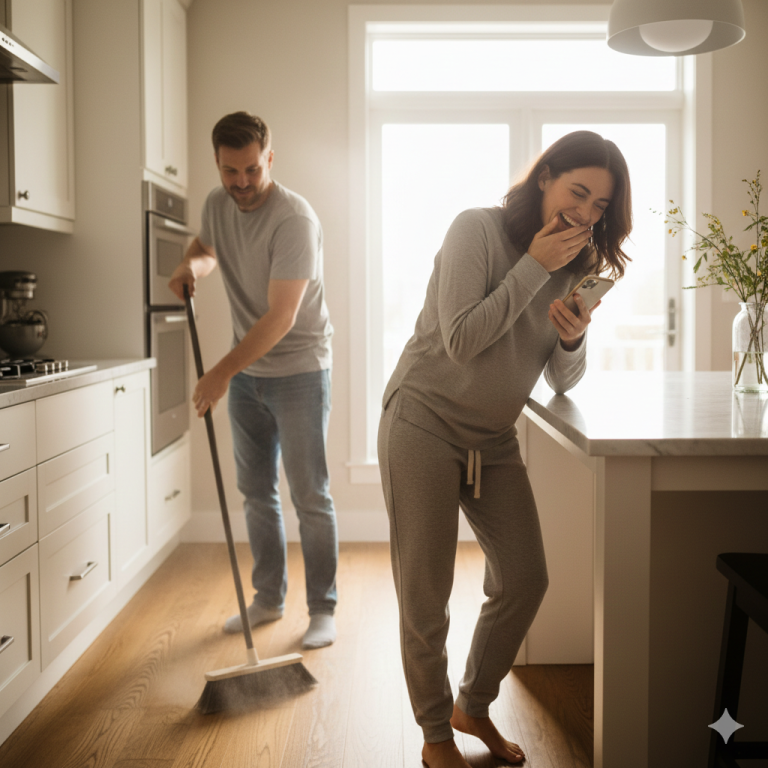 Husband Serves