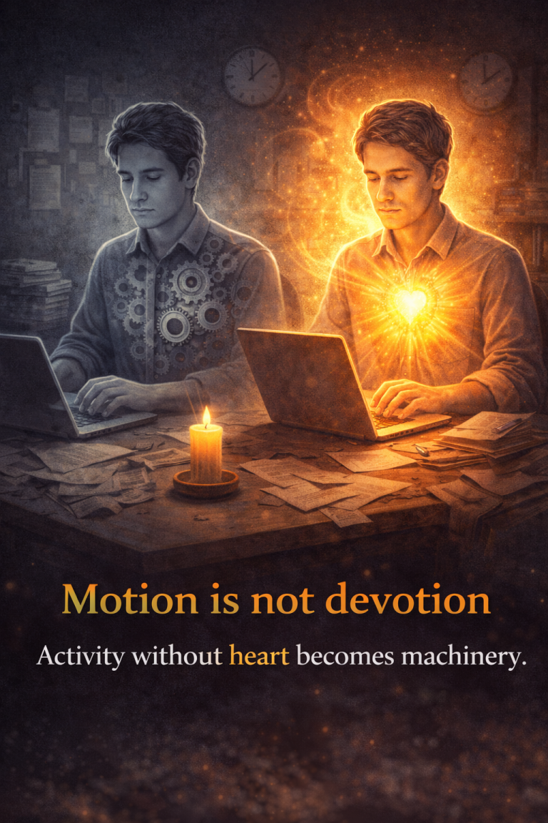 When Sadhana Becomes an Obstacle
